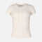 Women Rib Basic Placket T-Shirt