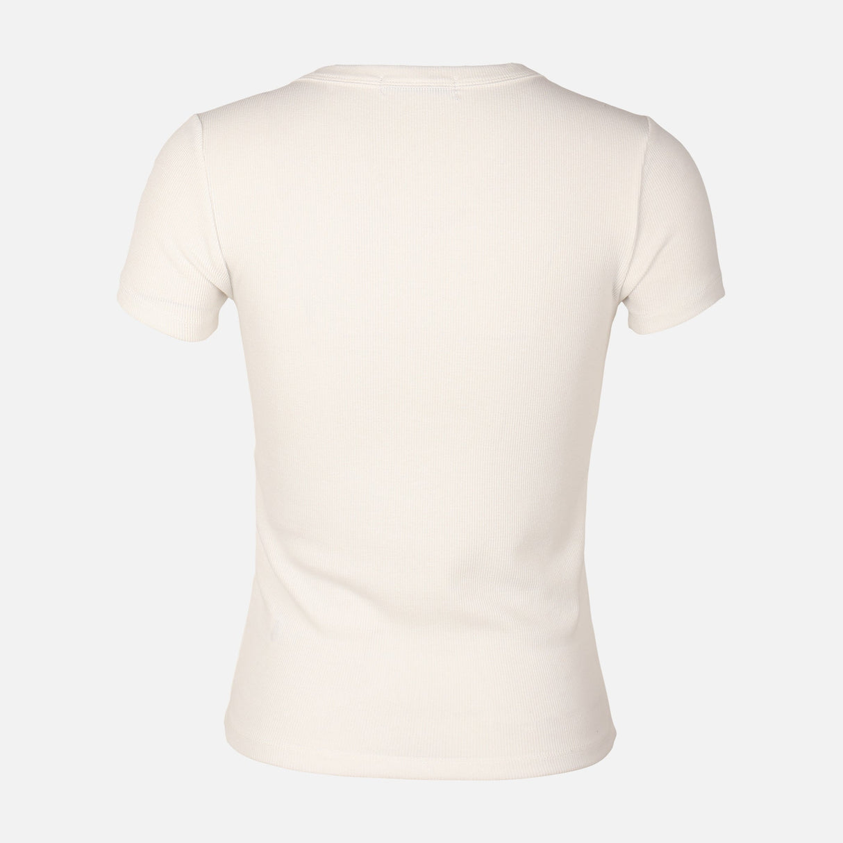 Women Rib Basic Placket T-Shirt