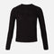 Women Rib Jacquard Long Sleeve T-Shirt