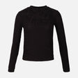 Women Rib Jacquard Long Sleeve T-Shirt