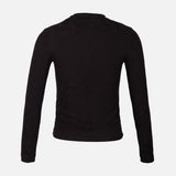 Women Rib Jacquard Long Sleeve T-Shirt