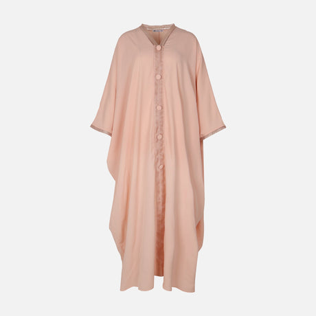 Women Lace Detail Kaftan Maxi Dress
