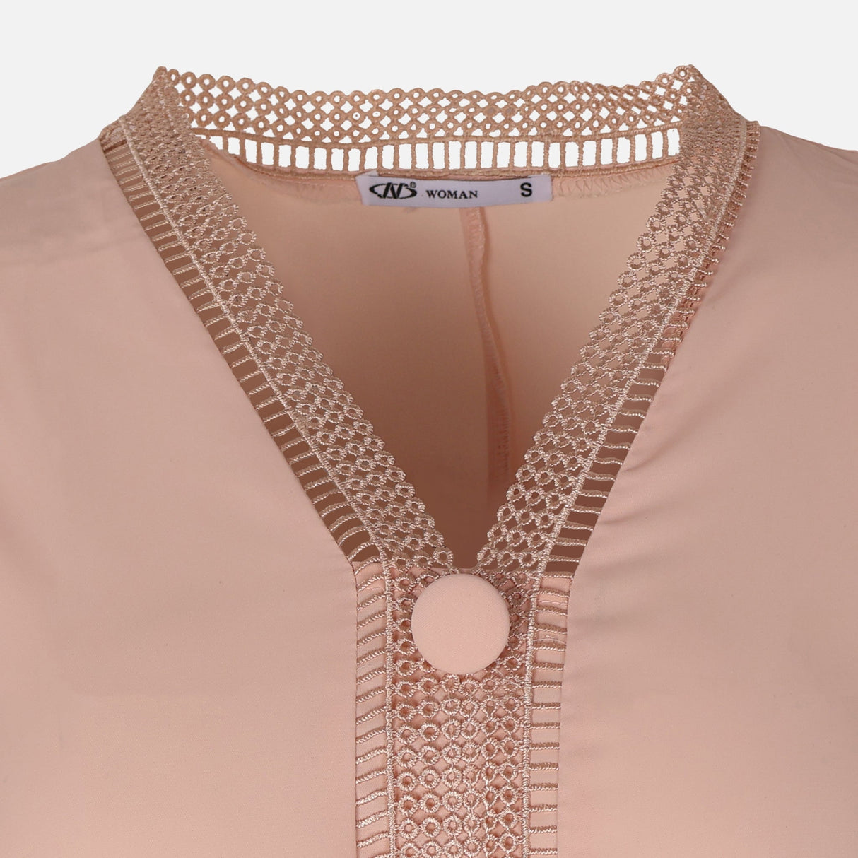 Women Lace Detail Kaftan Maxi Dress