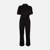 Women Short Sleeve Jumpsuit