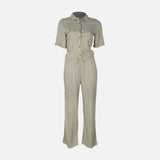 Women Short Sleeve Jumpsuit