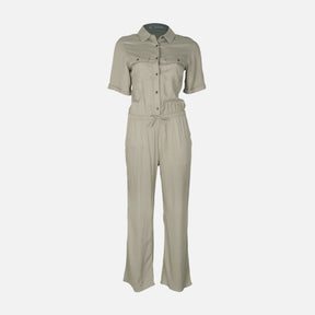 Women Short Sleeve Jumpsuit