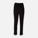 Women Woven Pants Straight Leg Drawstring Trousers