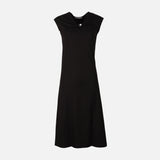 Women Sleeve Less Knitted Maxi Dress