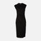 Women Sleeve Less Knitted Maxi Dress