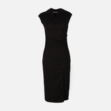 Women Sleeve Less Knitted Maxi Dress