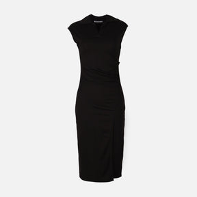 Women Sleeve Less Knitted Maxi Dress