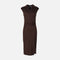 Women Sleeve Less Knitted Maxi Dress
