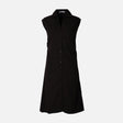 Women Sleeve Less Woven Maxi Dress
