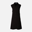 Women Sleeve Less Woven Maxi Dress