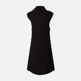 Women Sleeve Less Woven Maxi Dress