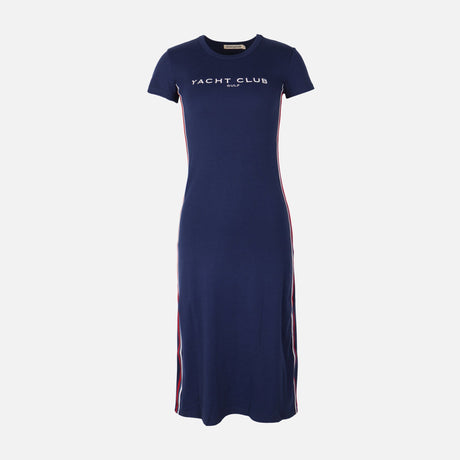 Women Short Sleeve Less Knitted Maxi Dress