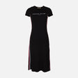 Women Short Sleeve Less Knitted Maxi Dress