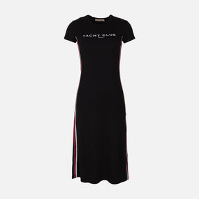 Women Short Sleeve Less Knitted Maxi Dress
