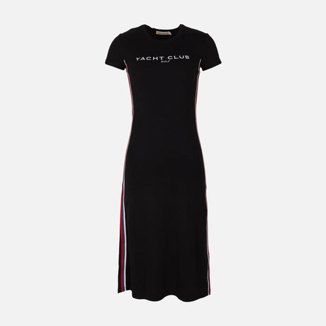 Women Short Sleeve Less Knitted Maxi Dress