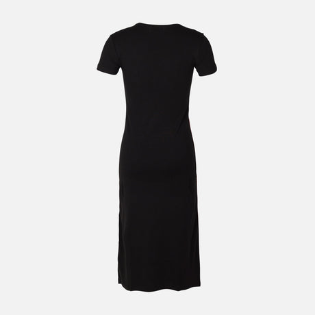 Women Short Sleeve Less Knitted Maxi Dress