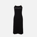 Women Sleeve Less Knitted Maxi Dress