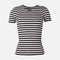 Women Ribbed Short Sleeve T-Shirt