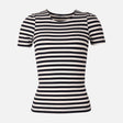 Women Ribbed Short Sleeve T-Shirt
