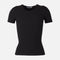 Women Ribbed Short Sleeve T-Shirt