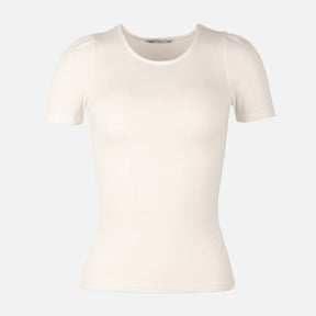 Women Ribbed Short Sleeve T-Shirt