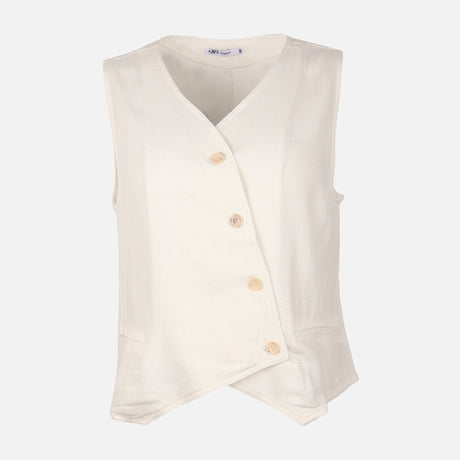 Women Linen Vest