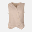 Women Linen Vest
