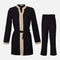 Women Long Sleeve Tunic And Pants Set Ivory With Waist Belt
