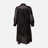Women 2-Piece Embroidered Sheer Dress Set