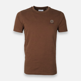 Men Jacquard Round Neck Short Sleeve T-Shirt