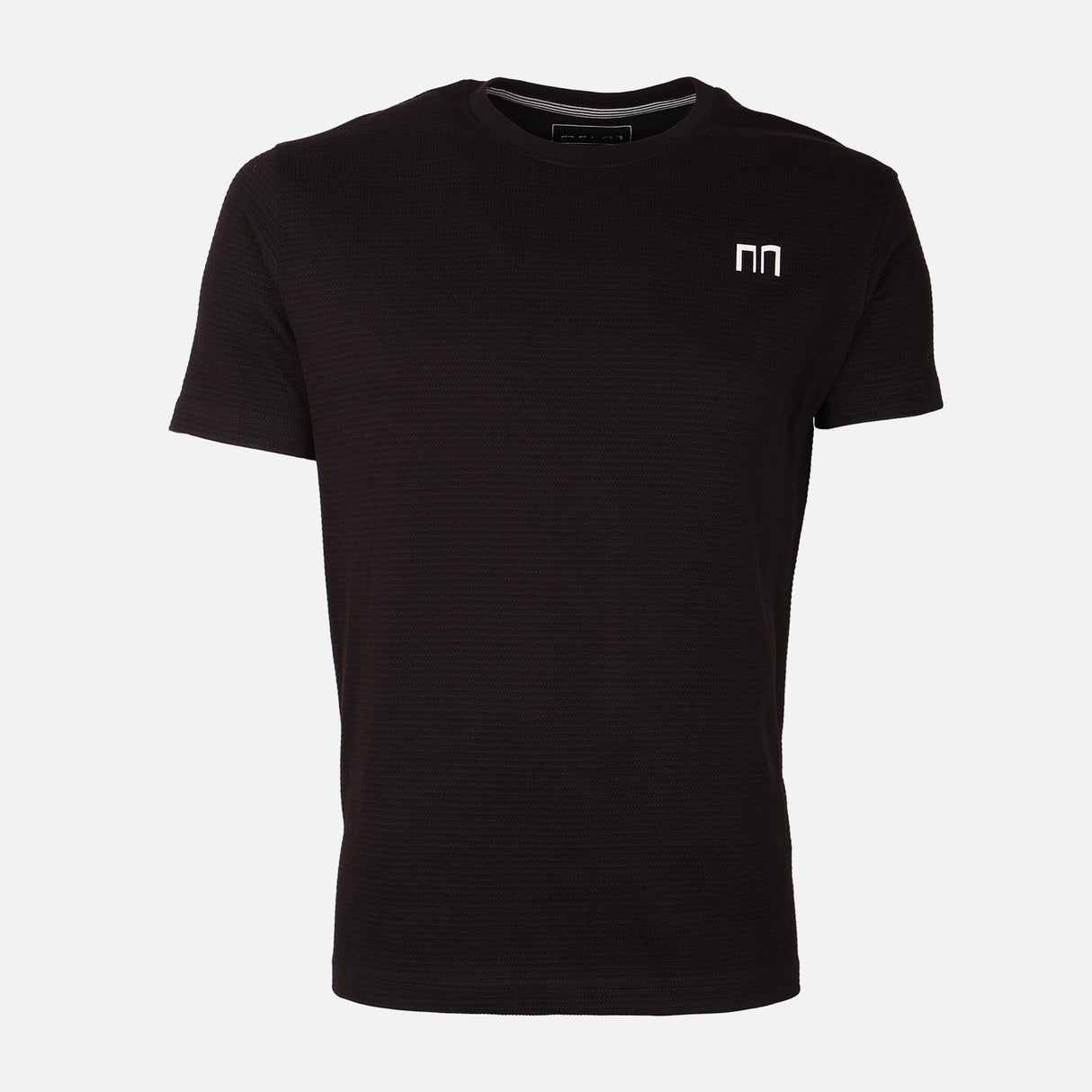 Men Structured Round Neck T-Shirt