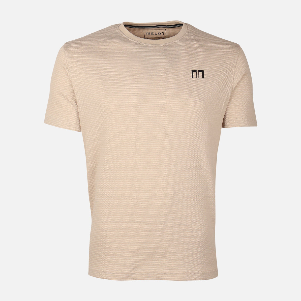 Men Structured Round Neck T-Shirt