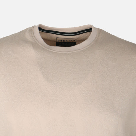 Men Structure T-Shirt Round Neck