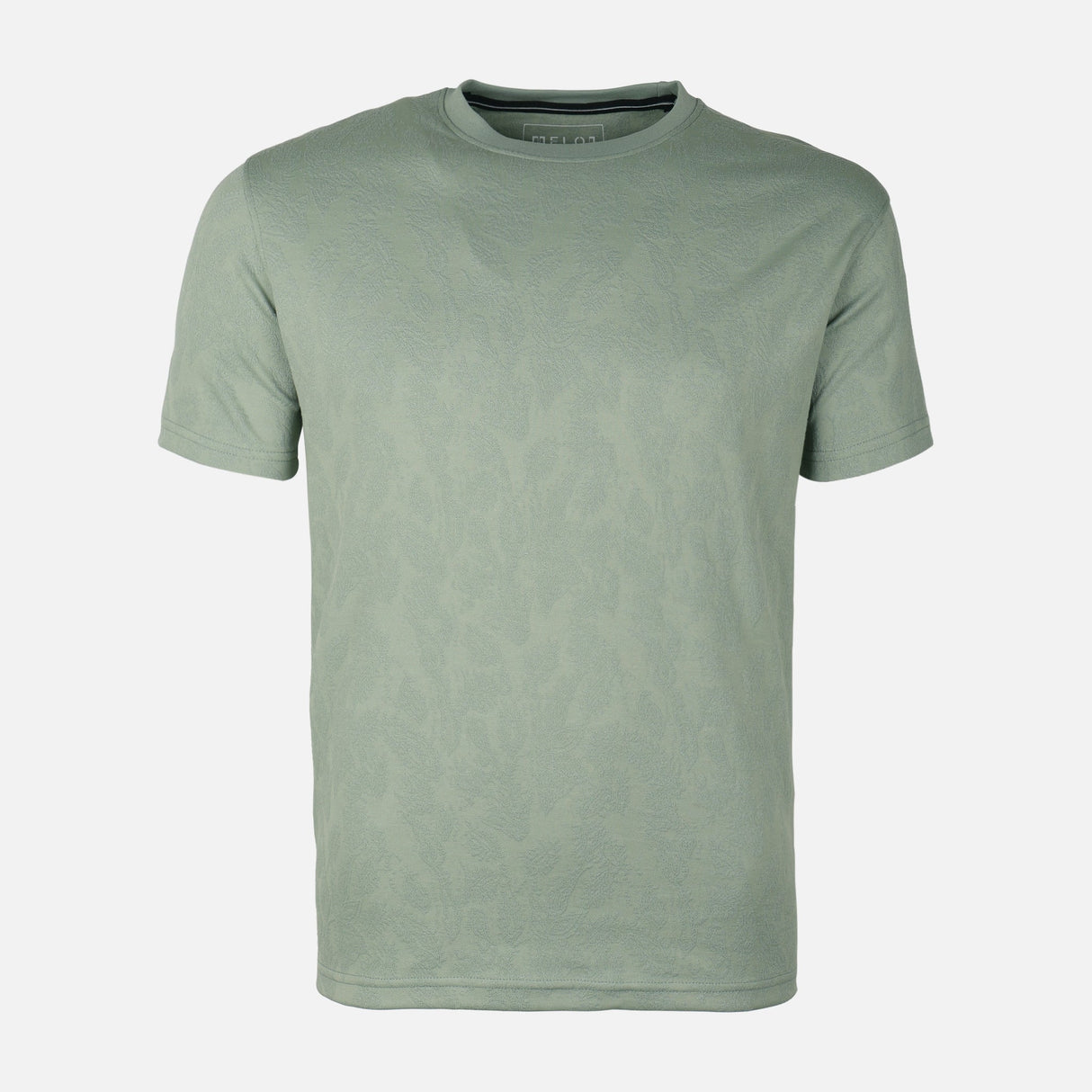 Men Structure T-Shirt Round Neck