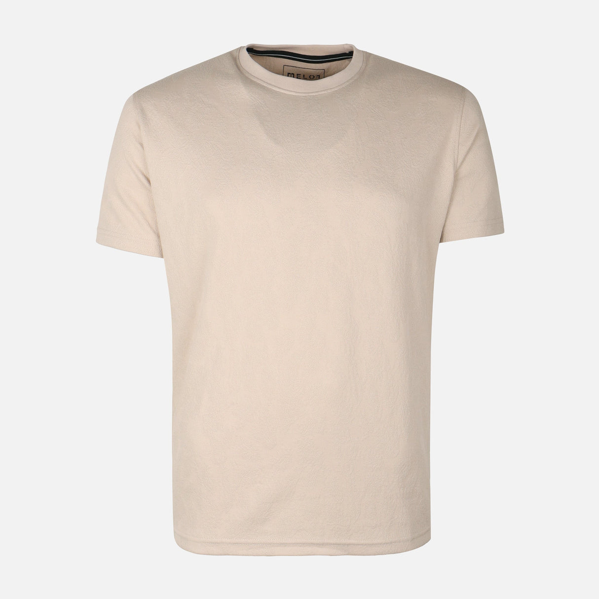 Men Structure T-Shirt Round Neck