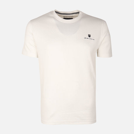 Men Structure T-Shirt Round Neck