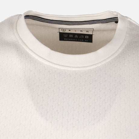 Men Structure T-Shirt Round Neck