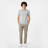 Men Structured Polo V-Neck Opening