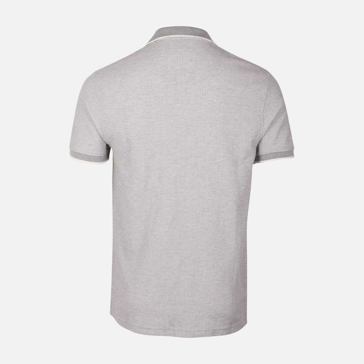 Men Structured Polo V-Neck Opening
