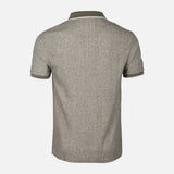 Men Structured Polo V-Neck Opening