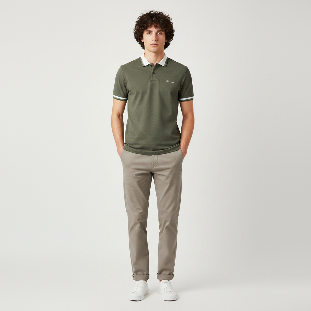 Men Pique Polo