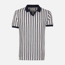 Men'S Striped Polo T-Shirt Short Sleeve