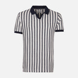 Men'S Striped Polo T-Shirt Short Sleeve