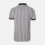 Men'S Striped Polo T-Shirt Short Sleeve
