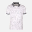 Men All-Over Print Polo T-Shirt Short Sleeve