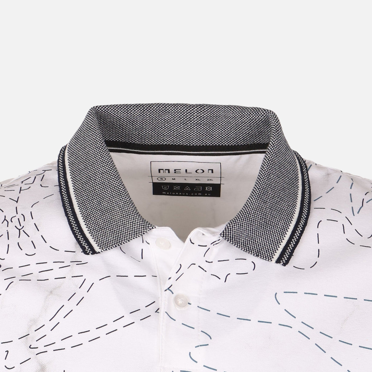 Men All-Over Print Polo T-Shirt Short Sleeve